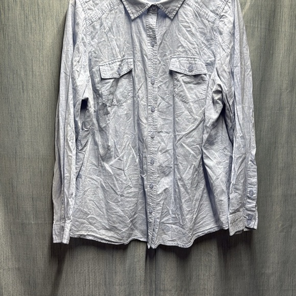 Torrid Soft Blue Casual button up Top size 2XL - Picture 5 of 8